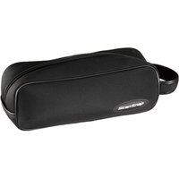 Black Ricoh printer/scanner accessory case with zipper closure and side handle.