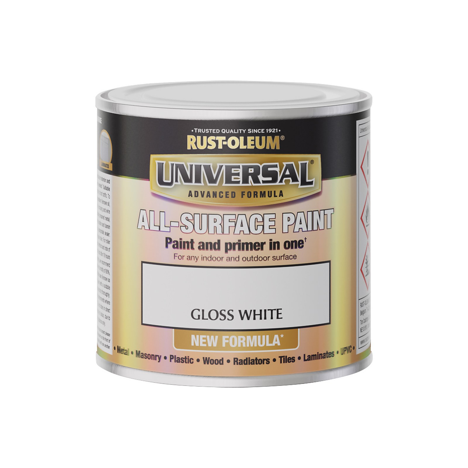 Rust-Oleum Universal All Surface Gloss White Paint & Primer 250ml - image 4