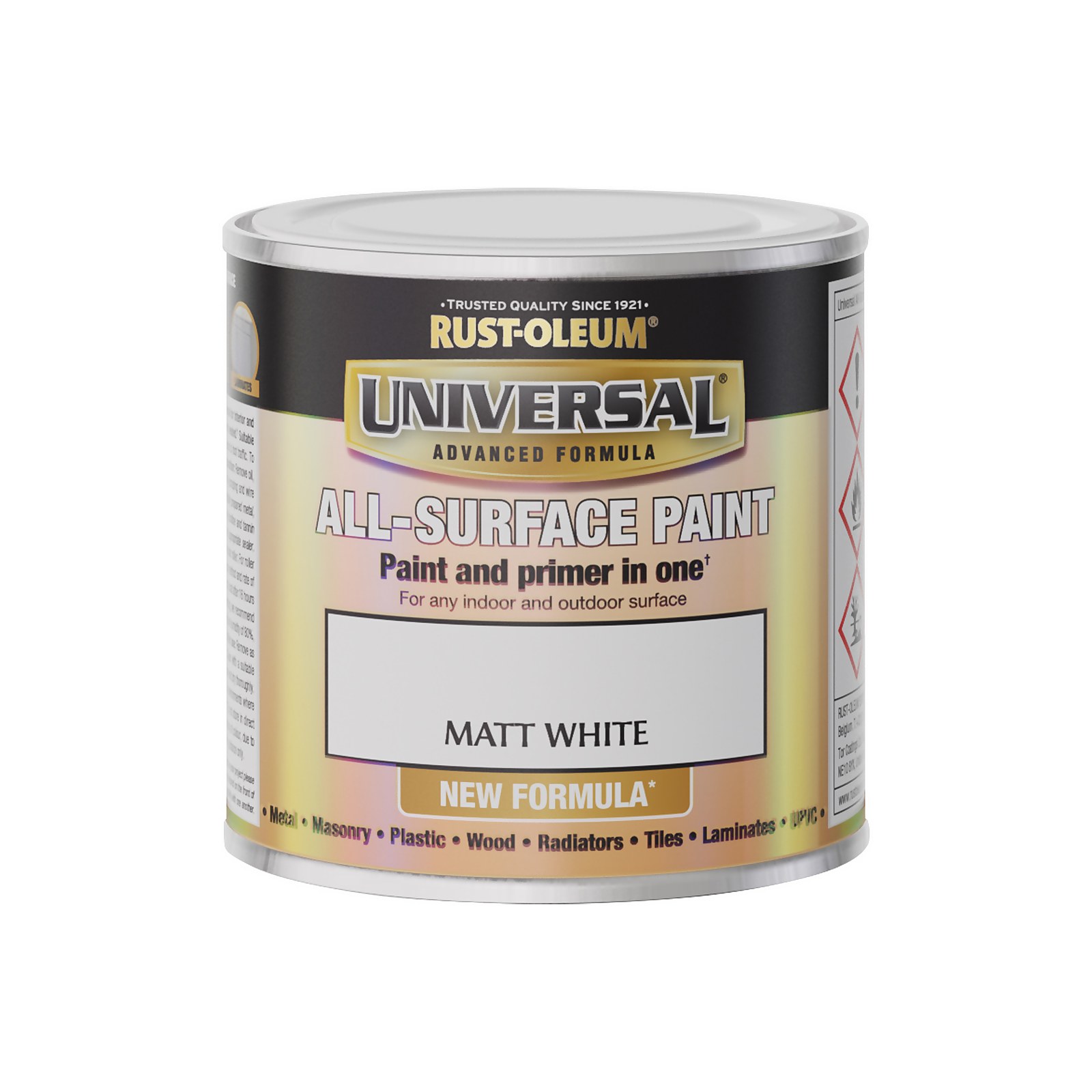 Rust-Oleum Universal All Surface Matt White Paint 250ml - image 4