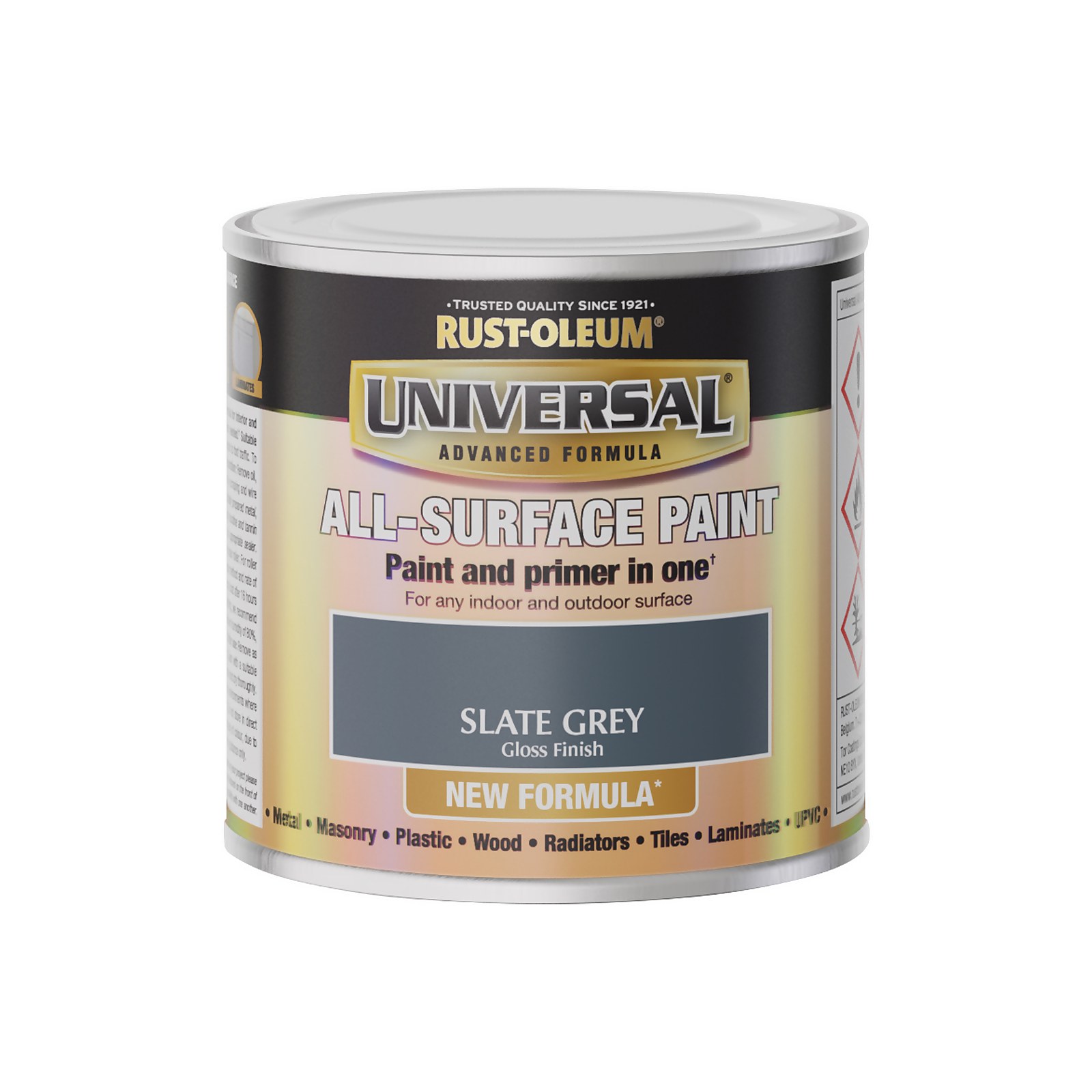 Rust-Oleum Universal All Surface Slate Grey Gloss Paint 250ml - image 4