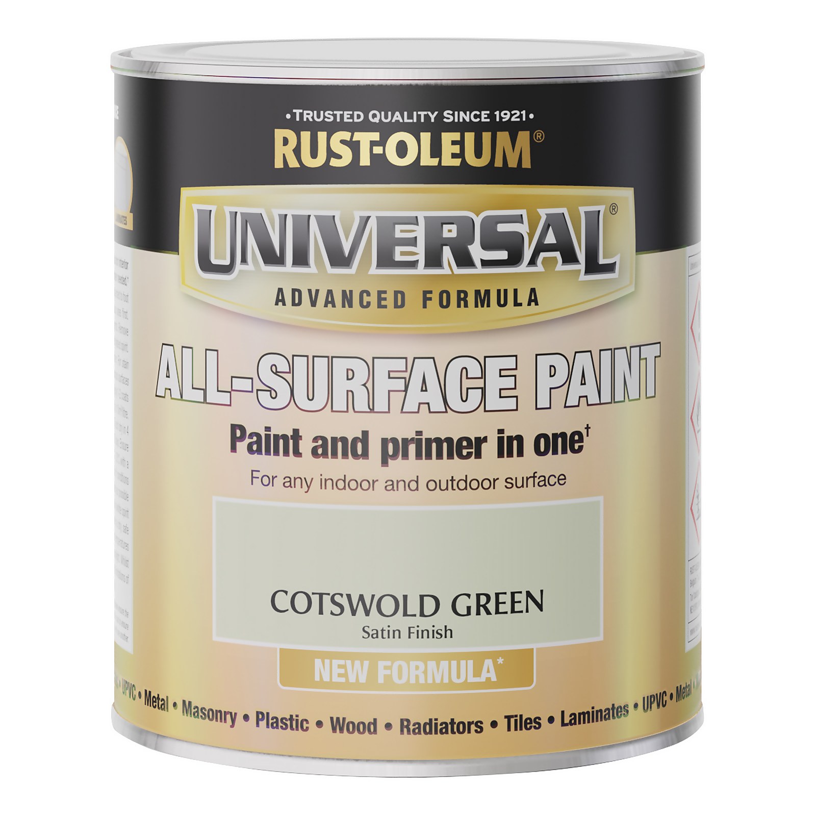 Rust-Oleum Universal Cotswold Green Satin All Surface Paint 750ml - image 4