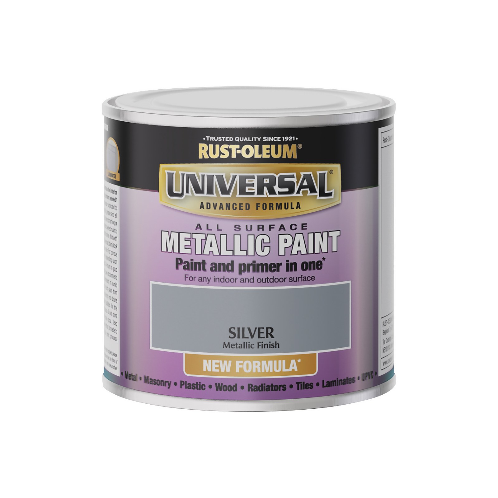 Rust-Oleum Universal Metallic Silver All Surface Paint 250ml - image 4