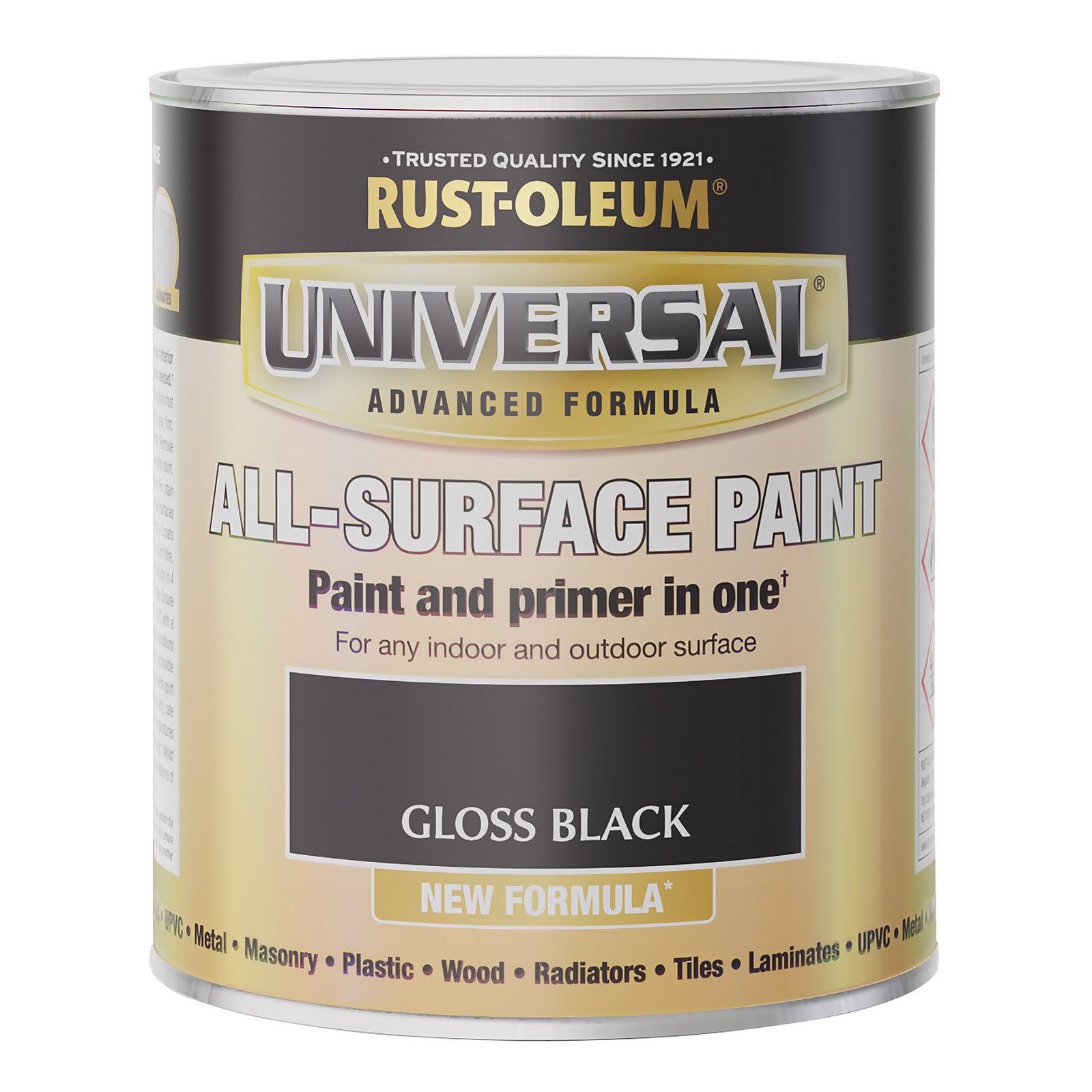 Rust-Oleum Universal Paint All Surface Gloss Black 750ml - image 4