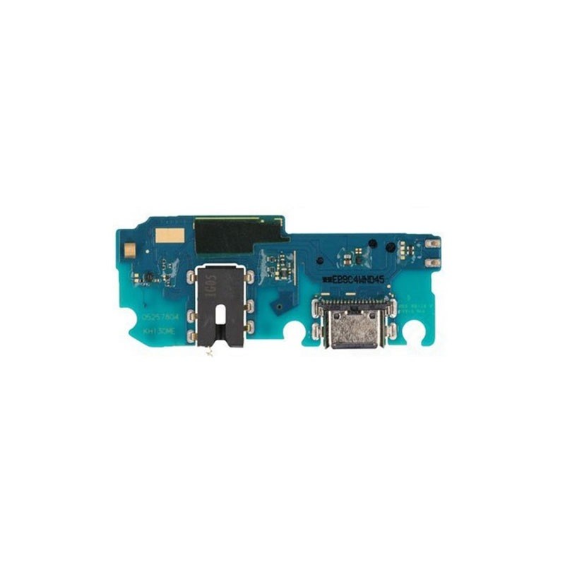 Samsung 127 12s US charging board in blue-green circuit board material, featuring a USB connector and various electronic components.