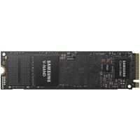 Black Samsung BM9C1 512 GB M.2 NVMe SSD with gold connector and visible chip layout.