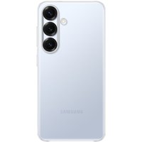 Transparent Samsung mobile phone case with precise camera cutouts for 6.2-inch device, sleek and minimal design.
