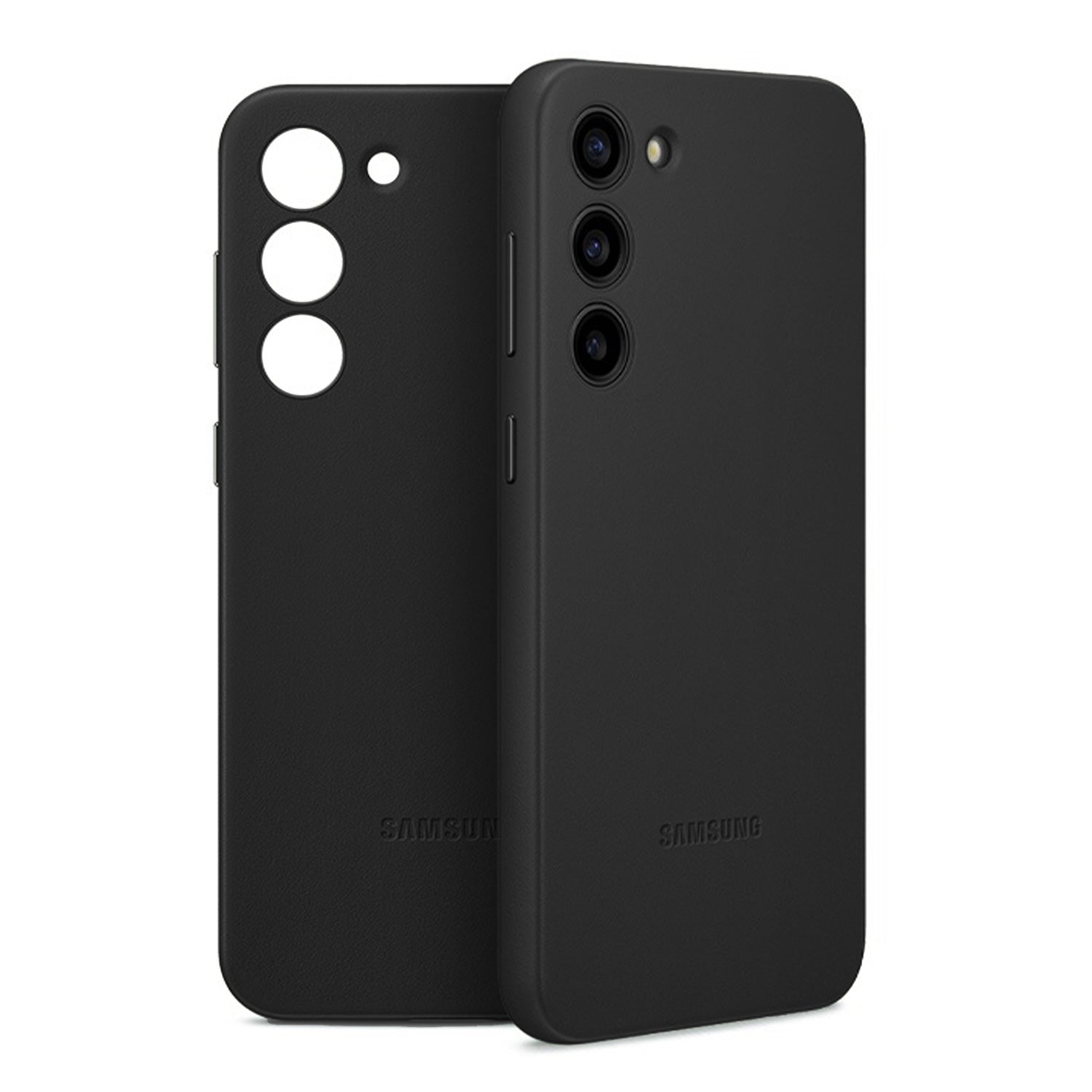 Black Samsung EF-VS916LBEGWW mobile phone case, designed for 6.6" devices, featuring a smooth matte finish and cutouts for camera and buttons.