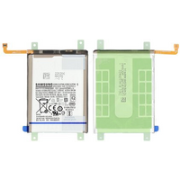 Samsung Galaxy A33 5G battery with white casing, black text, and orange flex cable connector.