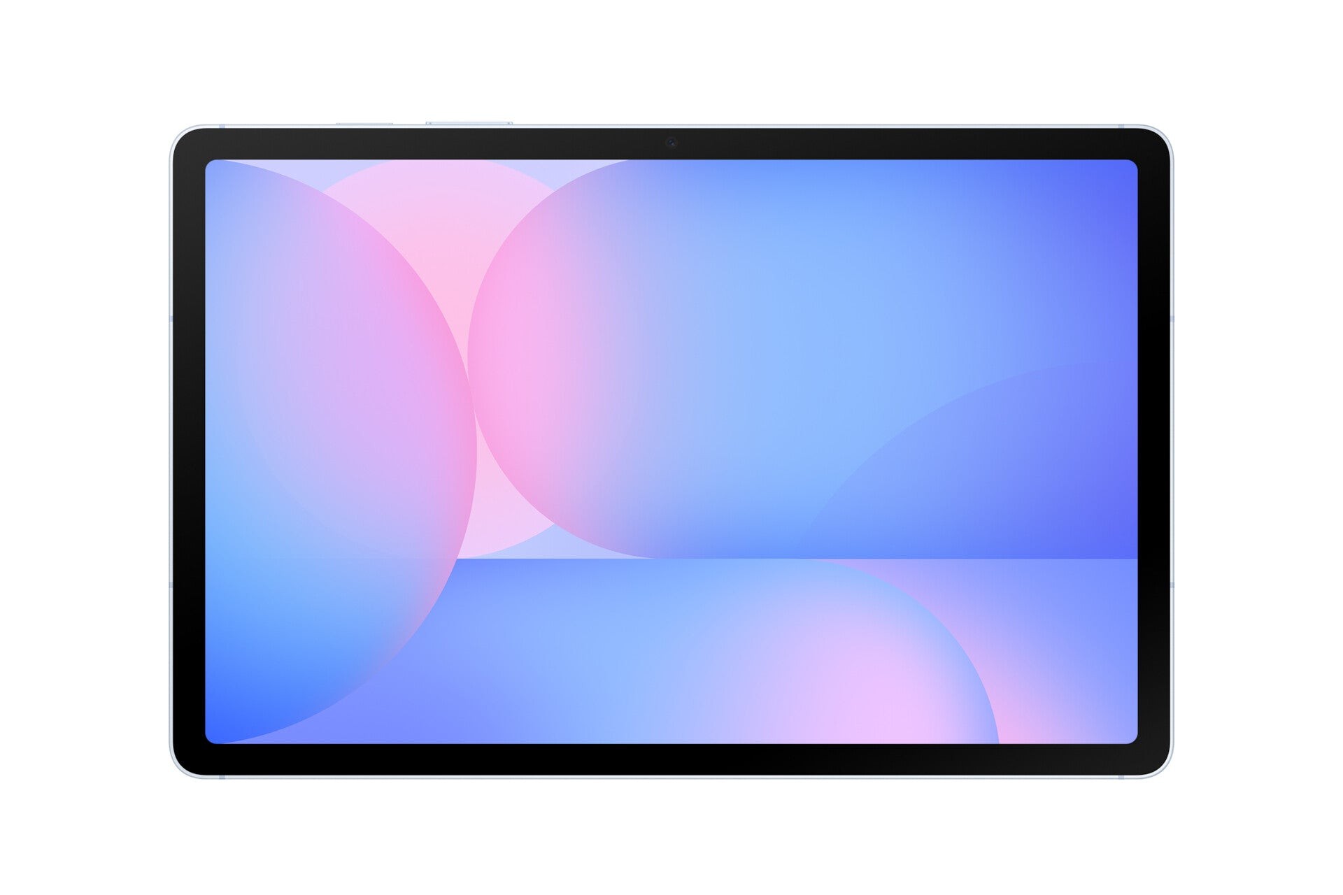 Samsung Galaxy Tab S10 FE 5G features a sleek design with a 10.9" display, showcasing a vibrant blue and pink abstract background.