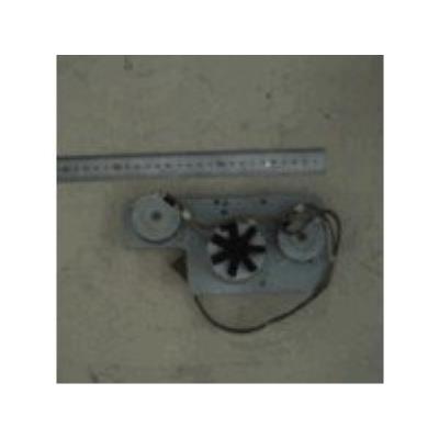 Samsung JC93-00310A printer/scanner spare part, featuring a gray metallic body with two circular components and wires, measuring approximately 10 cm in length.