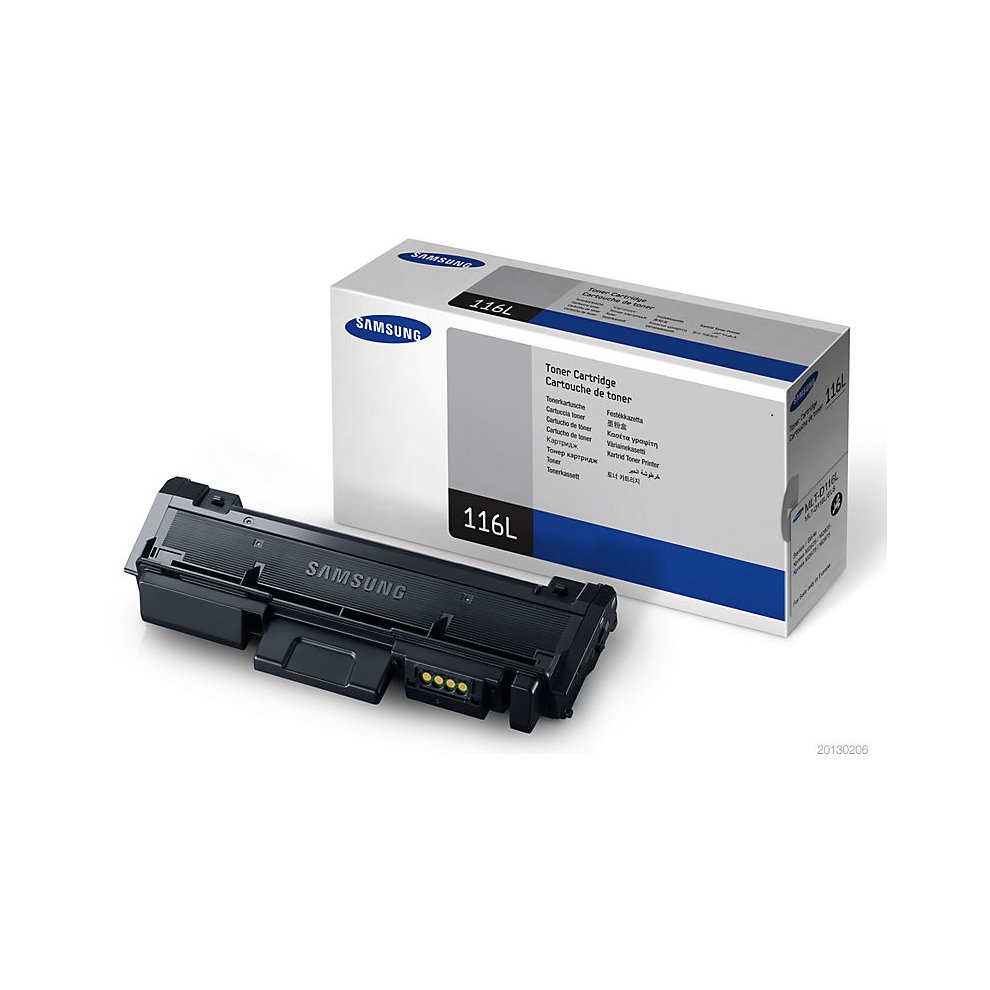 Samsung Samsung MLT-D116L/ELS/116L Toner-kit High-capacity. 3K Pages ISO/IEC 1