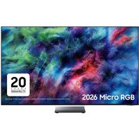 Samsung 65" R95H 4K HDR Smart TV with thin bezels, vibrant Micro RGB display, and sleek black stand.