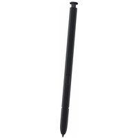 Black Samsung stylus pen with a sleek, cylindrical design and a pointed tip for touchscreen devices.