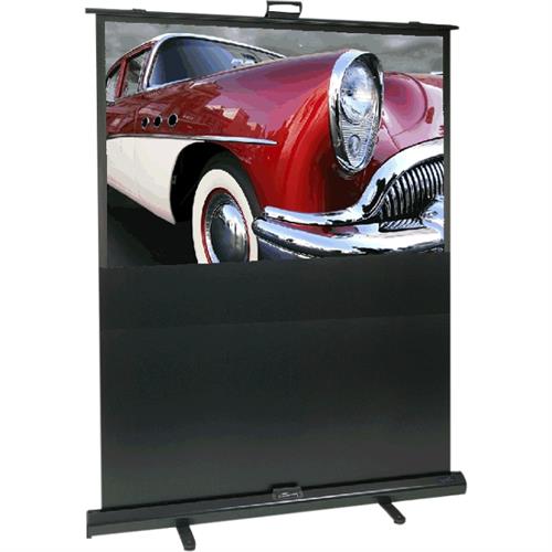 Sapphire AV SFL122WSF projection screen, 152.4 cm (60"), 16:9 aspect ratio, featuring a sleek black casing and a sturdy base for stability.