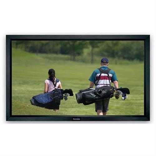 Sapphire AV SFSC234-10 projection screen, 2.77 m (109"), 16:10 aspect ratio, featuring a sleek black frame and a smooth white surface for optimal image clarity.