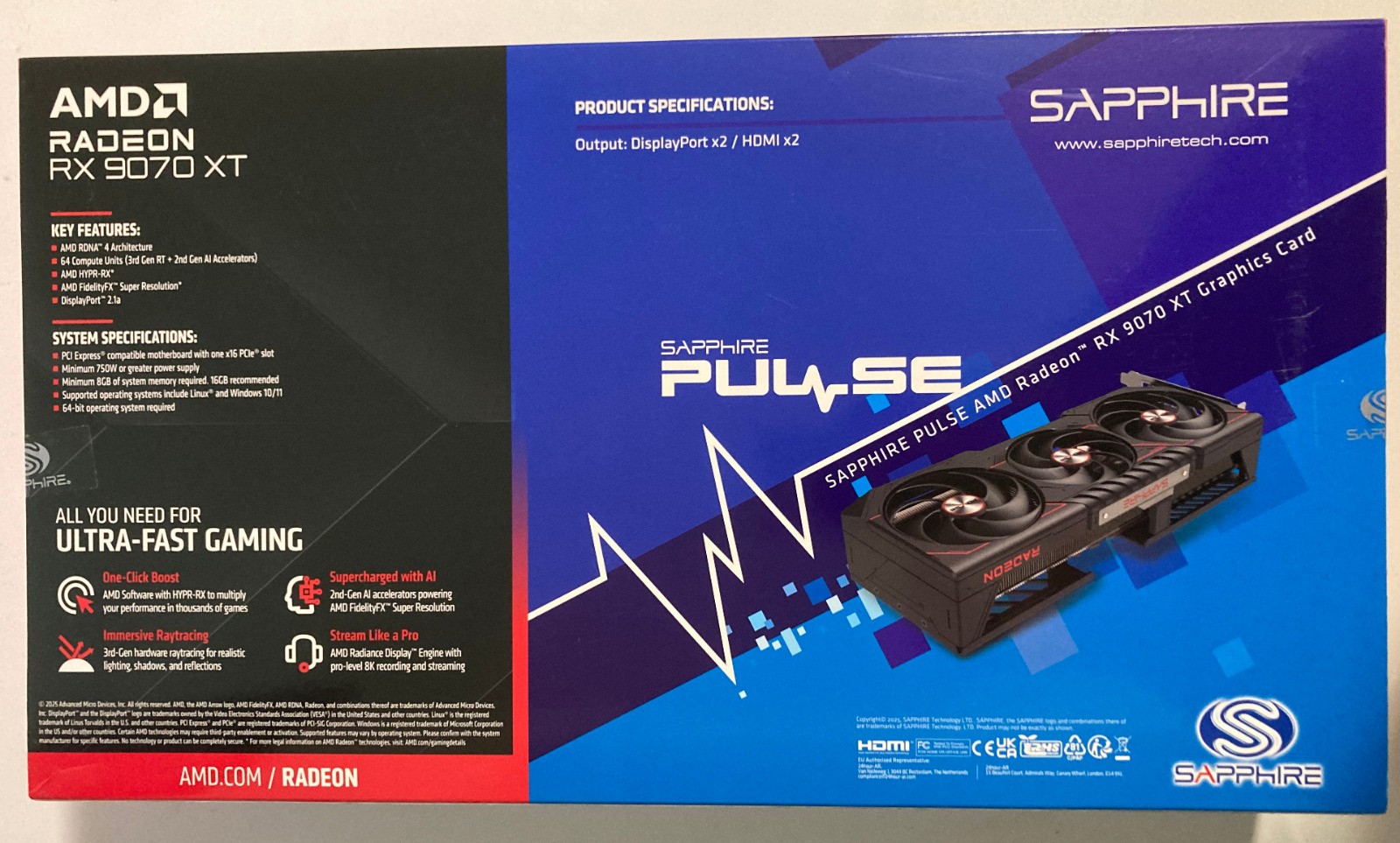 Sapphire PULSE Radeon RX 9070 XT AMD 16 GB GDDR6 - image 2
