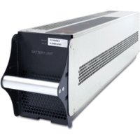 Rectangular Schneider AG SYBTU2-PLPLL UPS battery, silver casing, black ends, vented sides, 48V 9Ah capacity.