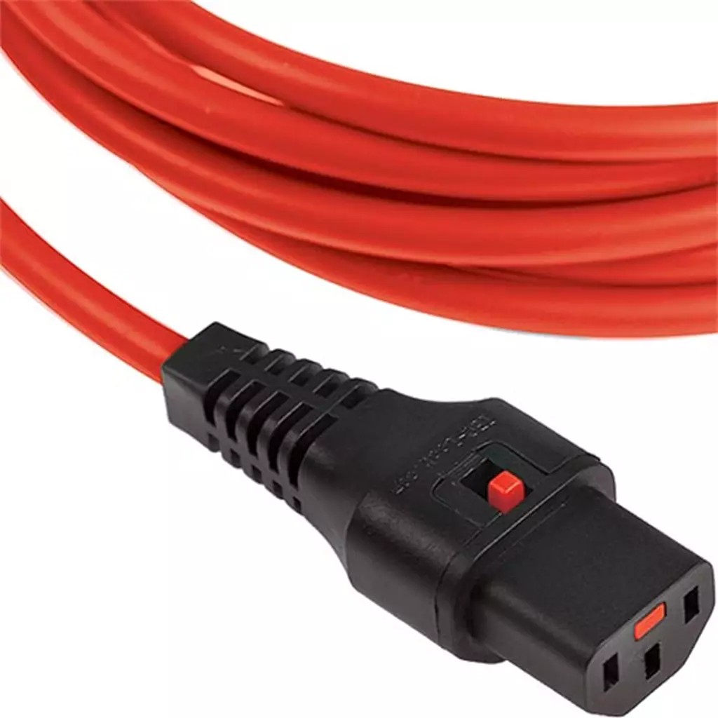 Scolm 1M C14-C13 Lck Rd PVC 1.0MM - image 2