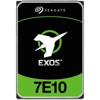 Seagate Enterprise ST2000NM001B hard drive, black and green casing, Exos logo, 2TB, 7200 RPM, 256MB cache.