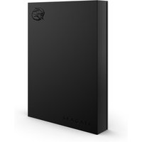 Black Seagate Game Drive FireCuda external hard drive, 5 TB, sleek rectangular design with FireCuda logo.