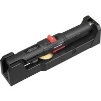 Black Sealey butane soldering iron kit with red quick release button and protective case.