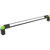 Sealey SMD LED rechargeable under bonnet light, black with green accents, adjustable clamps on each end.