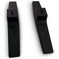 Black Sharp ST-32E2 optional stand with sleek, angular design and mounting holes on top.