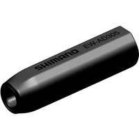 Black Shimano EW-AD305 adapter, cylindrical with SD300 to SD50 conversion, labeled with product name.