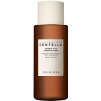 Brown bottle of Skin1004 Probio-Cica Essence Toner with white label and white cap, 200 ml for dry skin.
