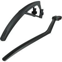 Black SKS S Board & S Blade mudguard set for 28"/700C bikes, featuring a sleek curved design with mounting brackets.