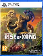Cover art features a muscular gorilla in a jungle setting, with vibrant colors and detailed textures, showcasing the title "Skull Island Rise of Kong" prominently at the bottom.