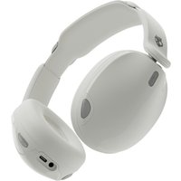 White Skullcandy Hesh 540 ANC headset with cushioned ear cups, adjustable headband, and wireless connectivity.