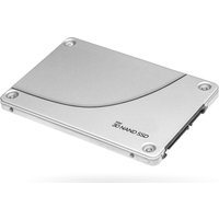 Silver Solidigm D3-S4520 3.84 TB 2.5" SSD with rounded edges and visible screw holes at corners.