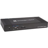 Black Sonnet Echo 20 Thunderbolt 4 SuperDock with multiple ports, including USB and SD card slot, rectangular design.