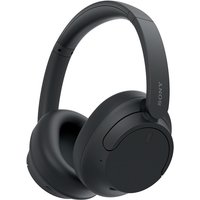 Black Sony WH-CH720NB wireless over-ear headphones with cushioned ear cups and adjustable headband.