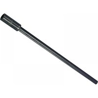 Starrett AY219 A5 Extension, long black metal rod for A2 & A2E Arbors, cylindrical end with engraved branding.