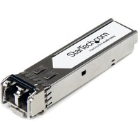 StarTech.com silver SFP+ module with black connector and white label, compatible with Palo Alto Networks.