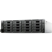 Synology RS2825RP+ 16 Bay NAS Rack, 3U, grey, with front panel drive bays and control buttons on the left.