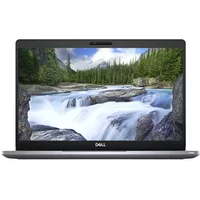 Dell Latitude 5310 laptop, 13.3" Full HD display, Intel Core i5, black bezel, silver body, scenic wallpaper.