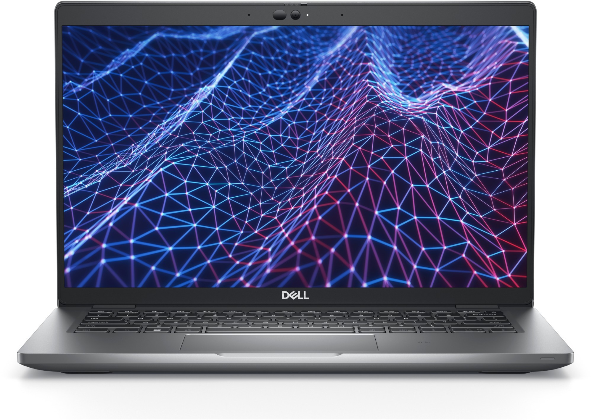 Dell Latitude 5430 laptop in grey with a 14" Full HD display, featuring a sleek design, Intel Core i7 processor, 16 GB RAM, and 256 GB SSD, running Windows 11 Pro.