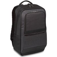 Black Targus CitySmart laptop backpack with multiple compartments and padded shoulder straps.
