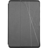 Black Targus Click-In 11-inch folio case with textured cover and precise cutouts for buttons and camera.