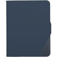 Blue Targus VersaVu folio case for 10.9-inch tablets, sleek design with subtle texture and precise cutouts.