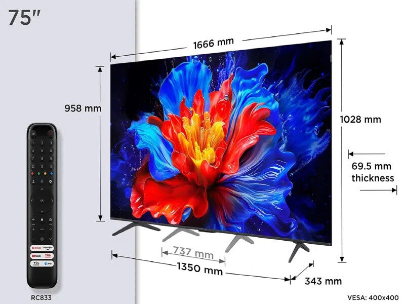 TCL P8K 75P8K 75" 4K QLED HDR Smart TV - image 2