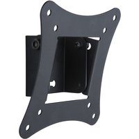 Black Techly wall mount bracket for 30" screens with VESA holes and adjustable tilt mechanism.