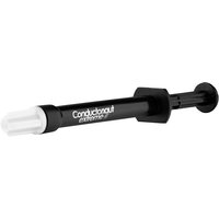 Black syringe-style Thermal Grizzly heat sink compound with white cap and "Conductonaut" label.