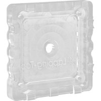Clear square Thermal Grizzly TG-LT-AR7000 cooling part with textured edges and central hole.