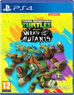 TMNT Arcade Wrath of Mutants for PlayStation 4 features vibrant artwork with the Teenage Mutant Ninja Turtles in action, set against a colorful, dynamic background.