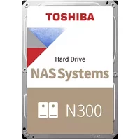 Toshiba N300 8TB internal hard drive, silver casing, NAS Systems label, 3.5" size, 7200 RPM, 512 MB cache.
