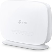 White TP-Link Archer AC1200 wireless router with rounded edges and LED indicators on the front panel.